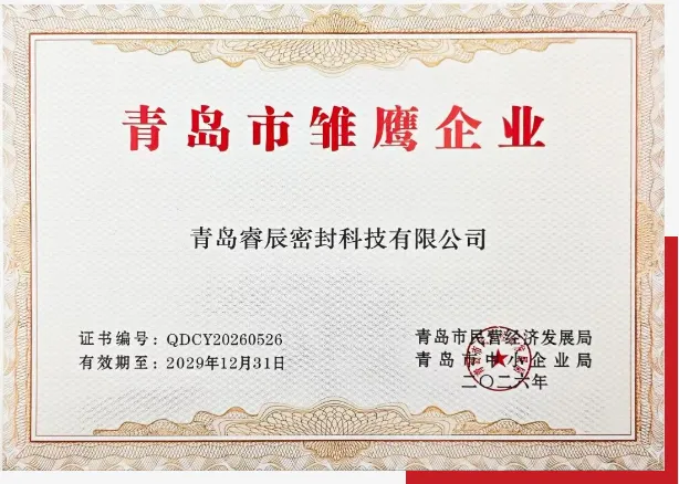 Qingdao Ruichen Sealing Technology Co., Ltd. е избрана за „Eaglet Enterprise“ на Кингдао за 2026 г.