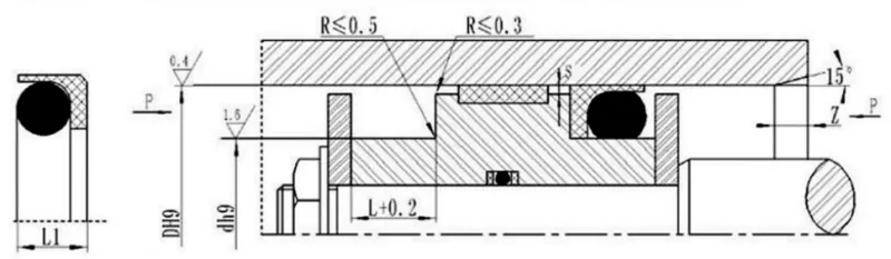 Reinforced Step Combined Seal for Rod